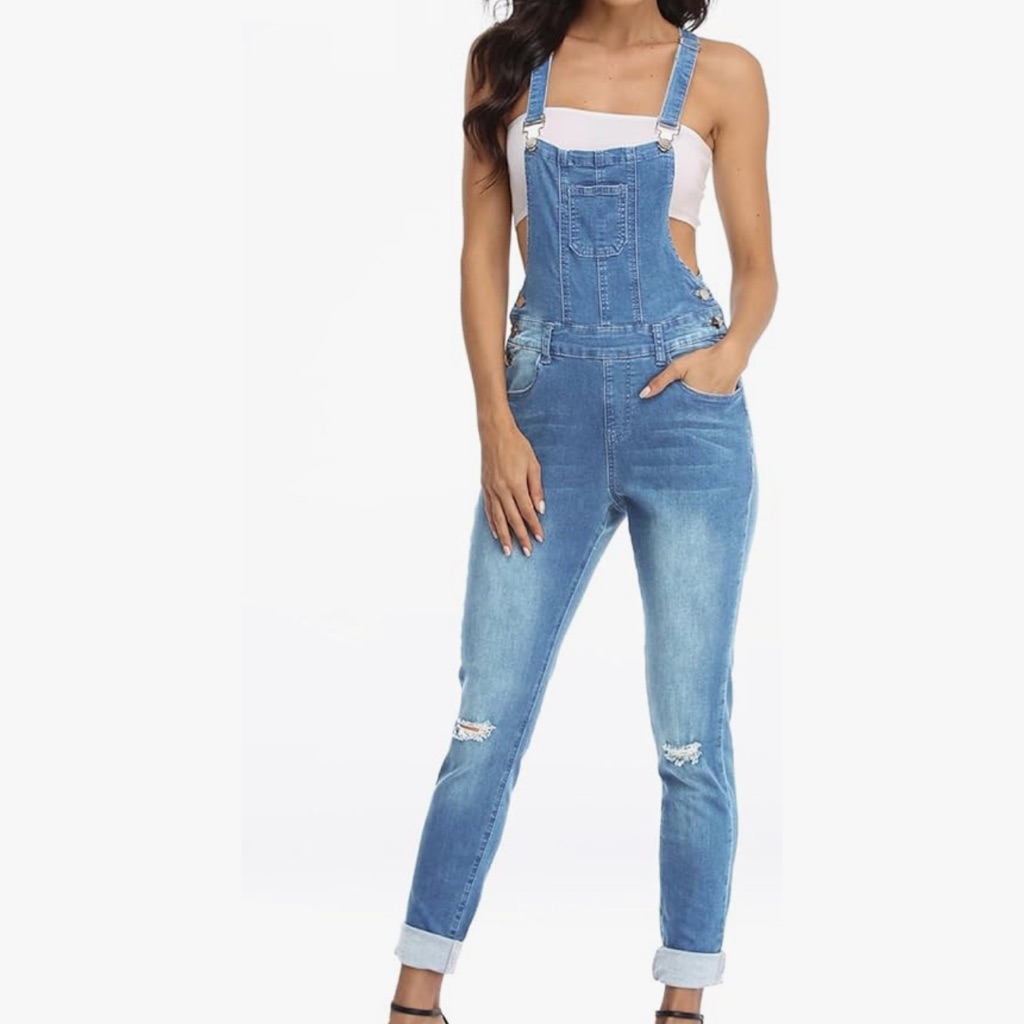 Brand New! Women's Blue Denim Overalls